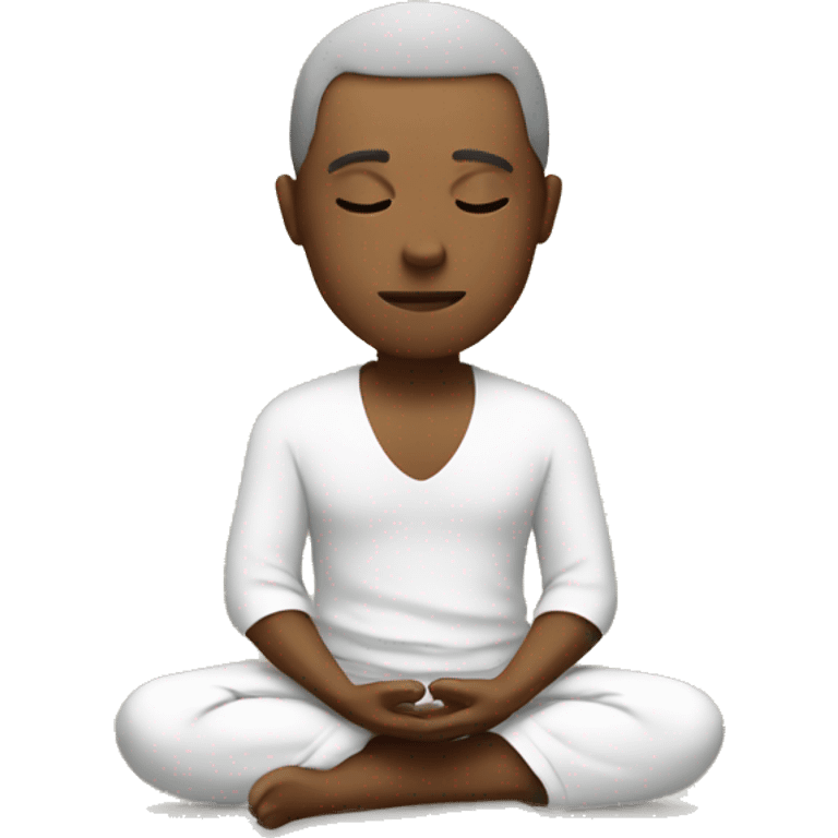 meditate emoji