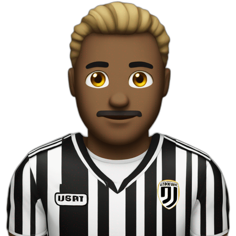 guy with juventus shirt handcuffed in front emoji