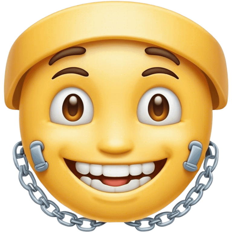 A emoji with braces  emoji