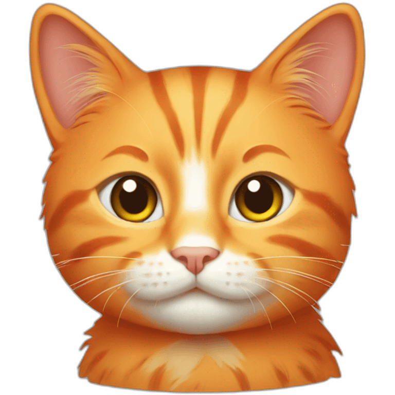 Orange kitty emoji