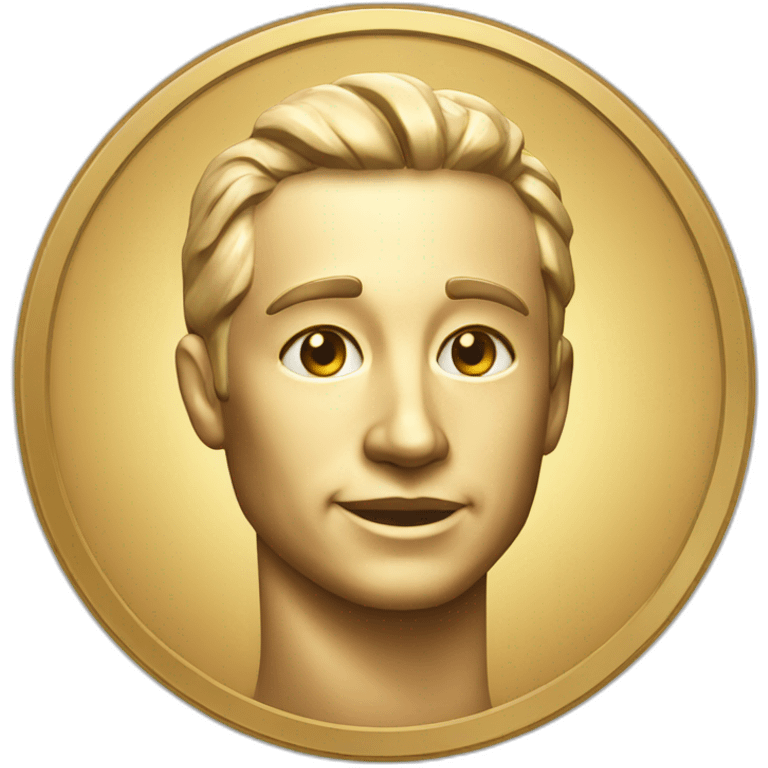 designed one $ coin emoji