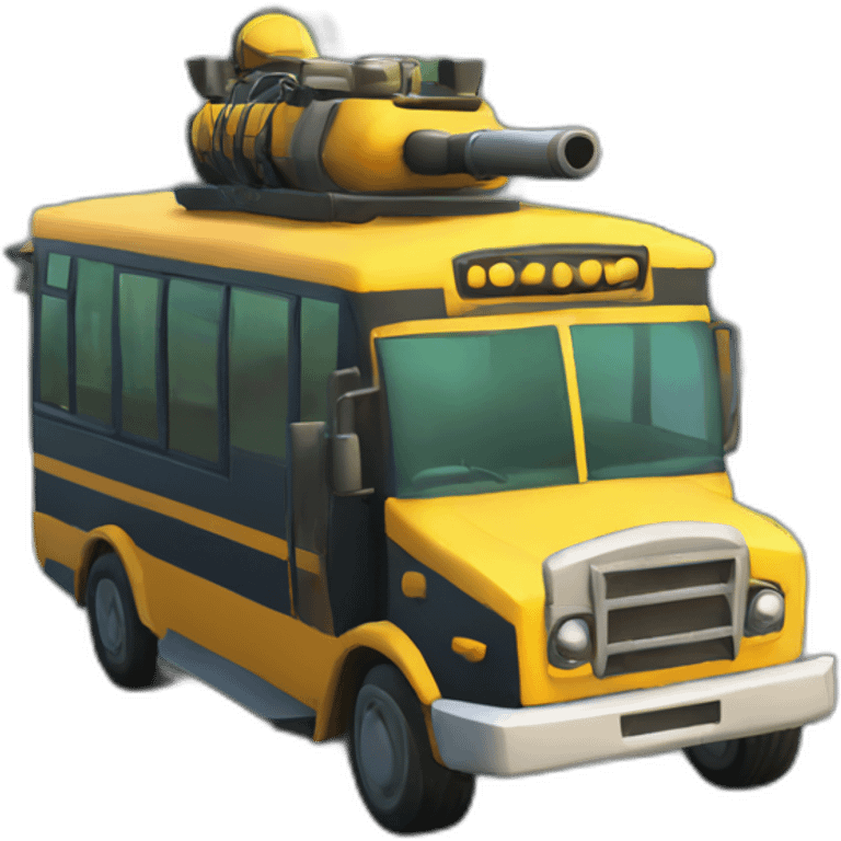 fornite battle bus emoji