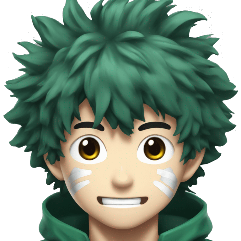 izuku midoriya from my hero academia emoji