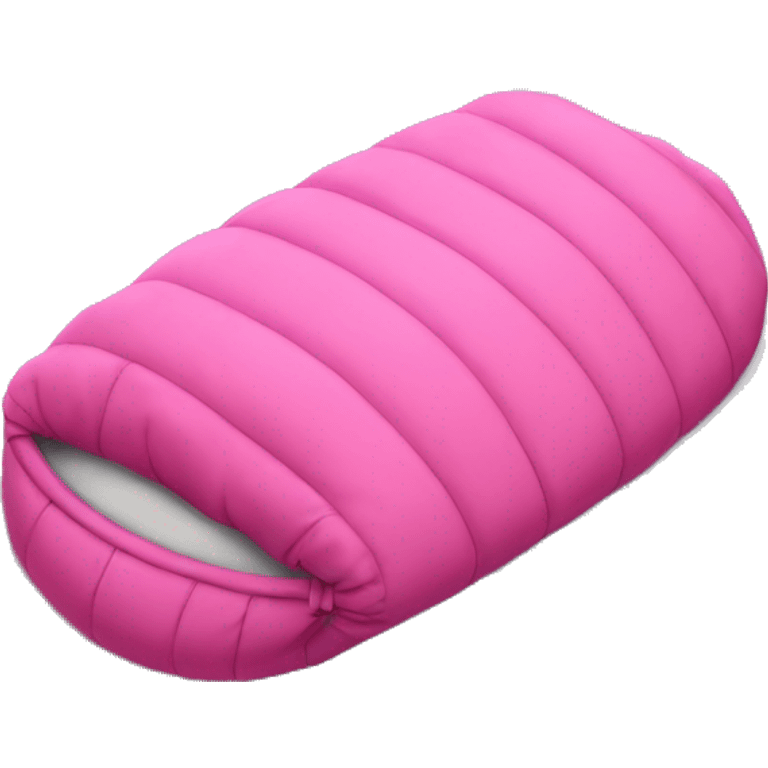 Pink sleeping bag emoji