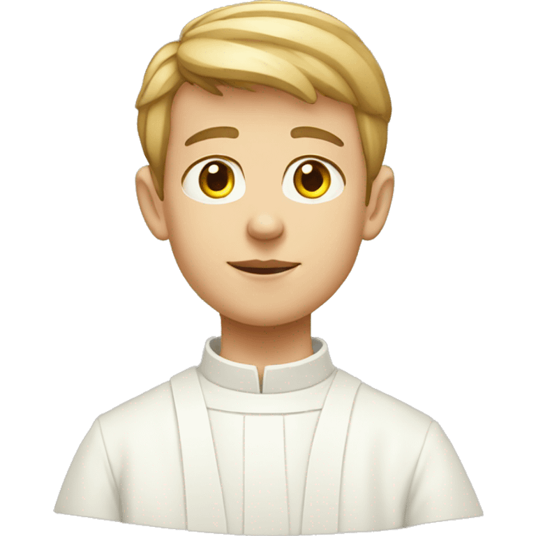 young Priest catolic emoji