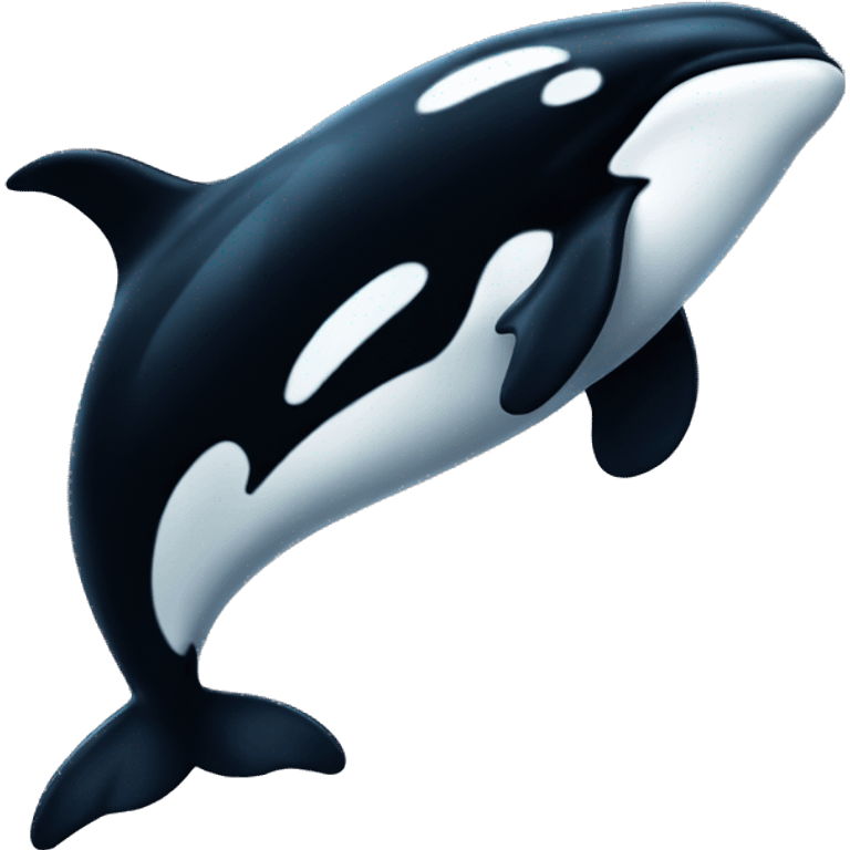 A killer whale  emoji