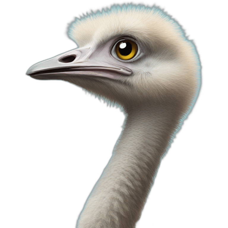 Ostrich emoji