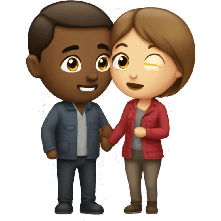 Couple kissing  emoji