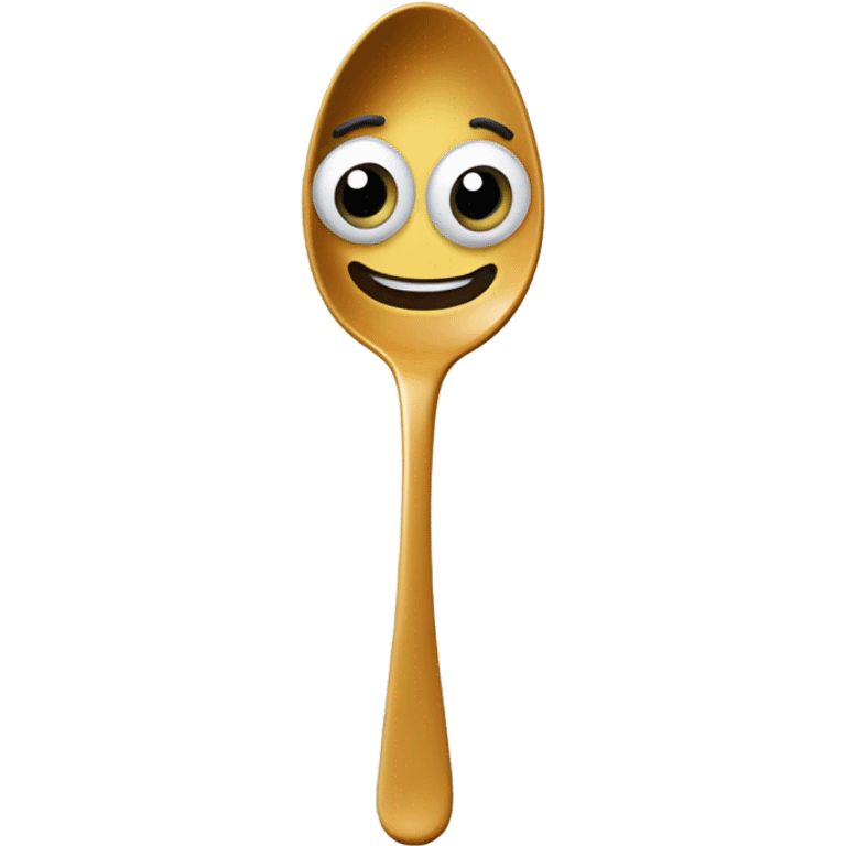 A  spoon thats alive  emoji