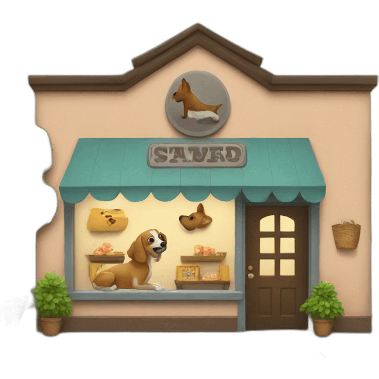 dog store emoji