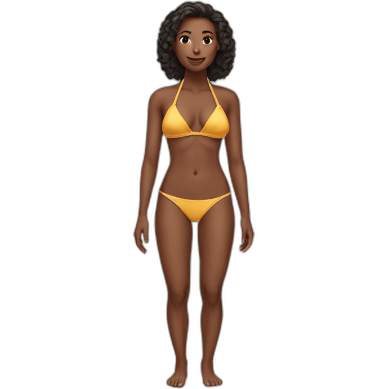 Women in bikini emoji