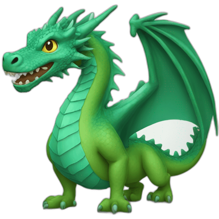 Un dragon en slip emoji