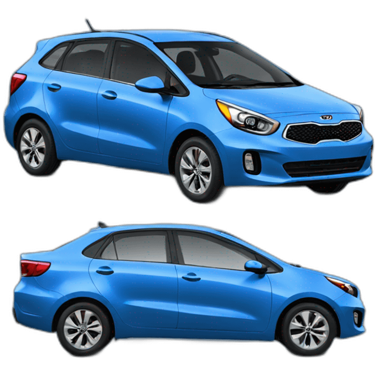 Kia Río blue emoji