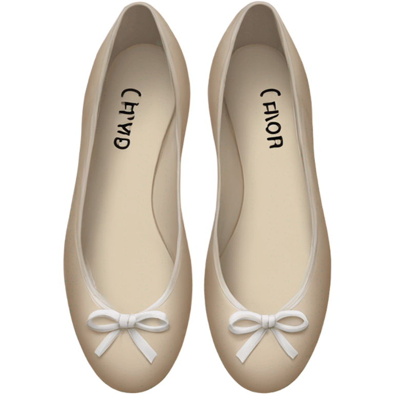 Chanel ballet flats emoji