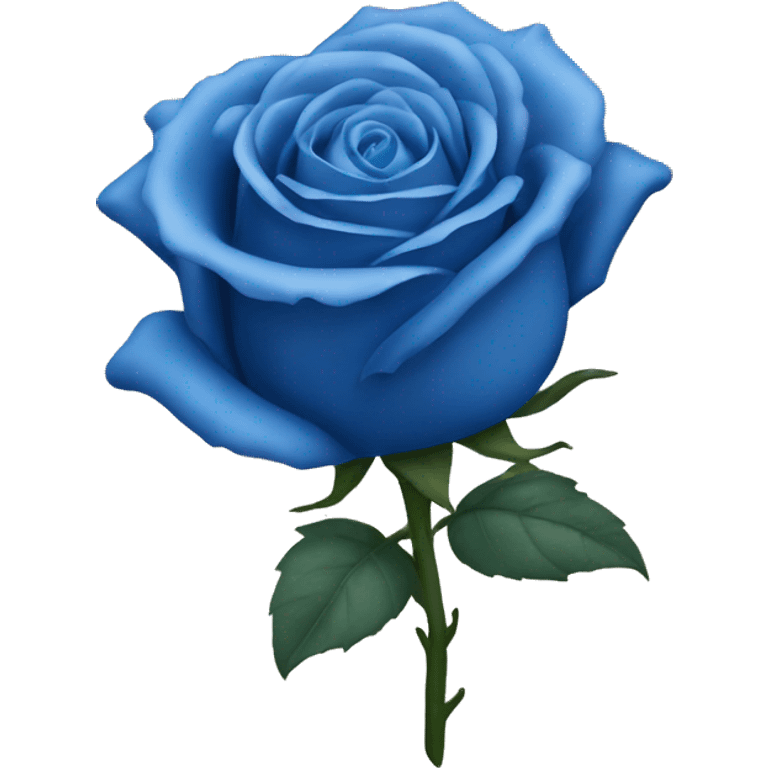 blue rose emoji