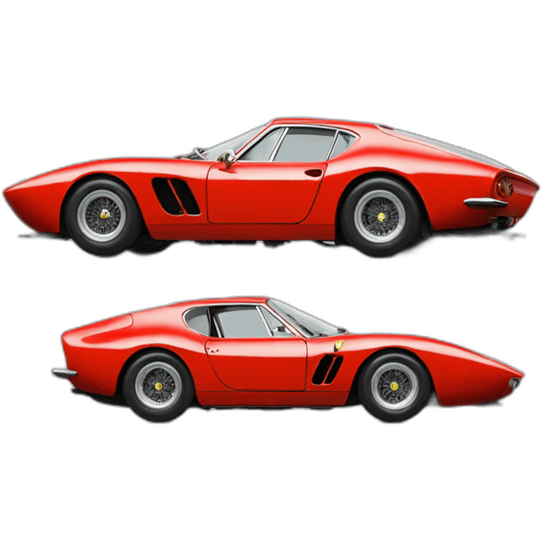 Ferrari GTO profil view emoji