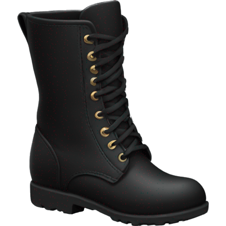 Black boots emoji