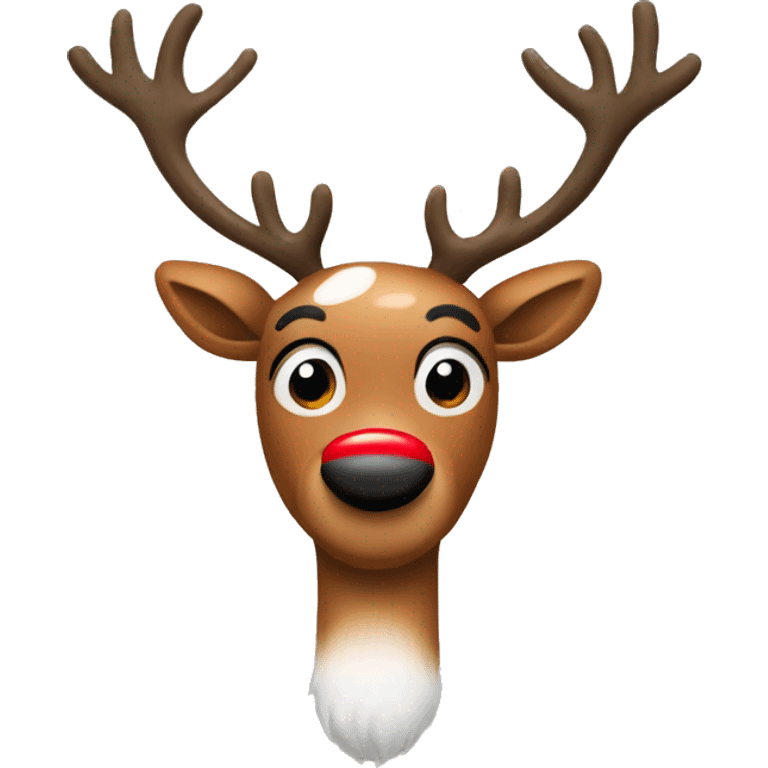 Red Nosed Reindeer emoji