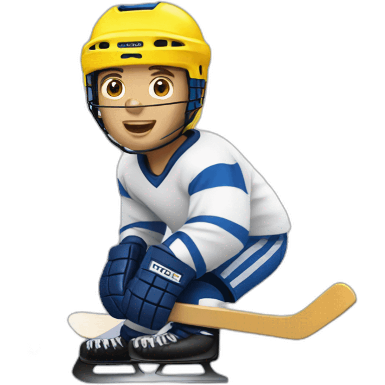 Hockey roller emoji