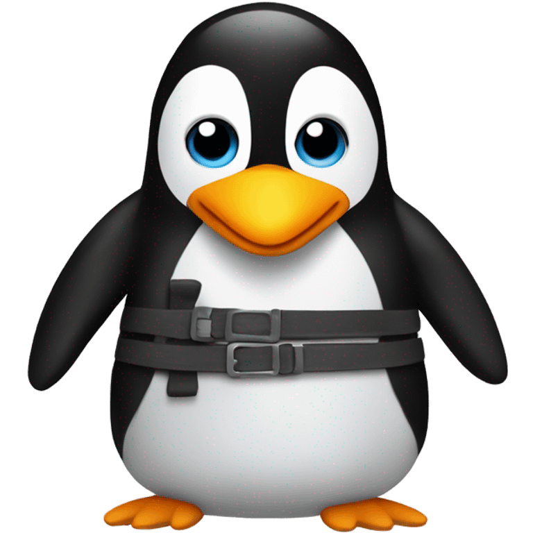 Pinguin Liegestuhl Ski emoji