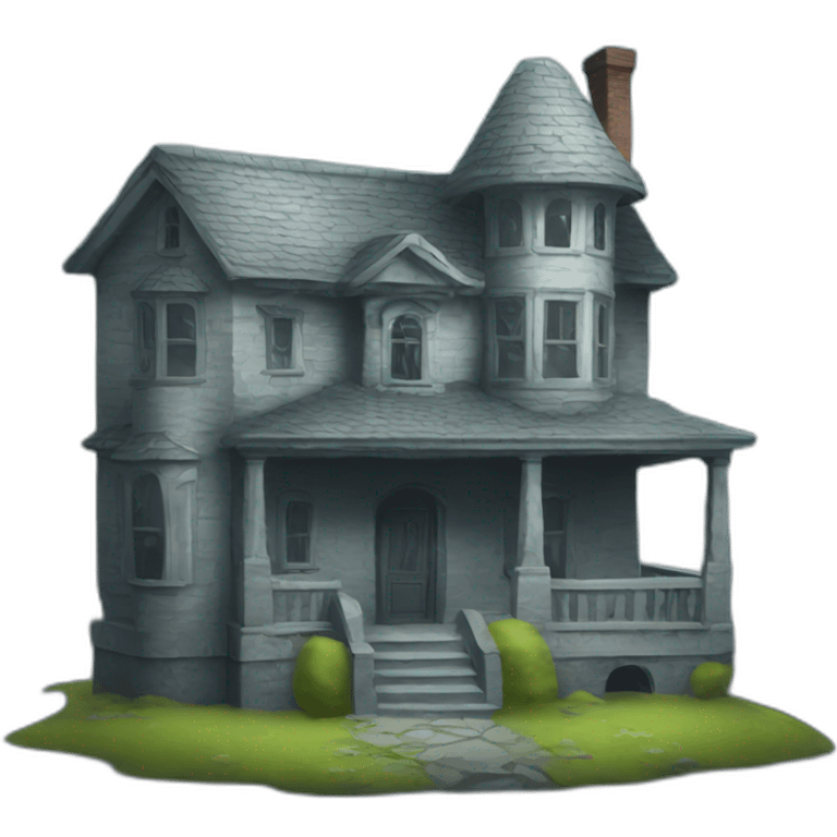 Ghost house emoji