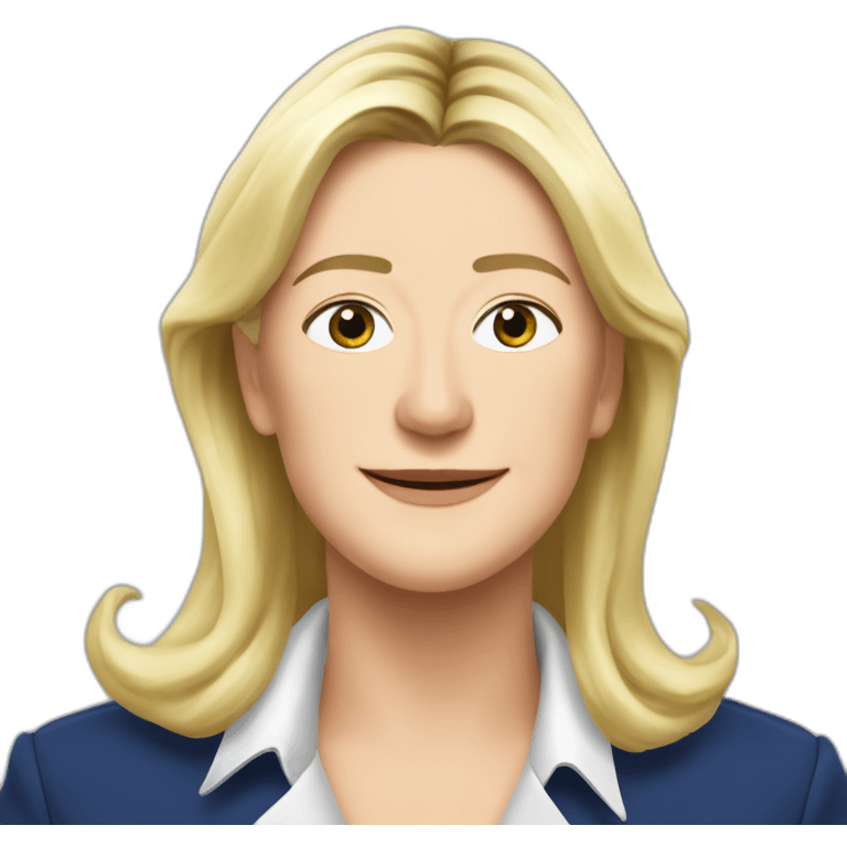 Marine lepen France emoji