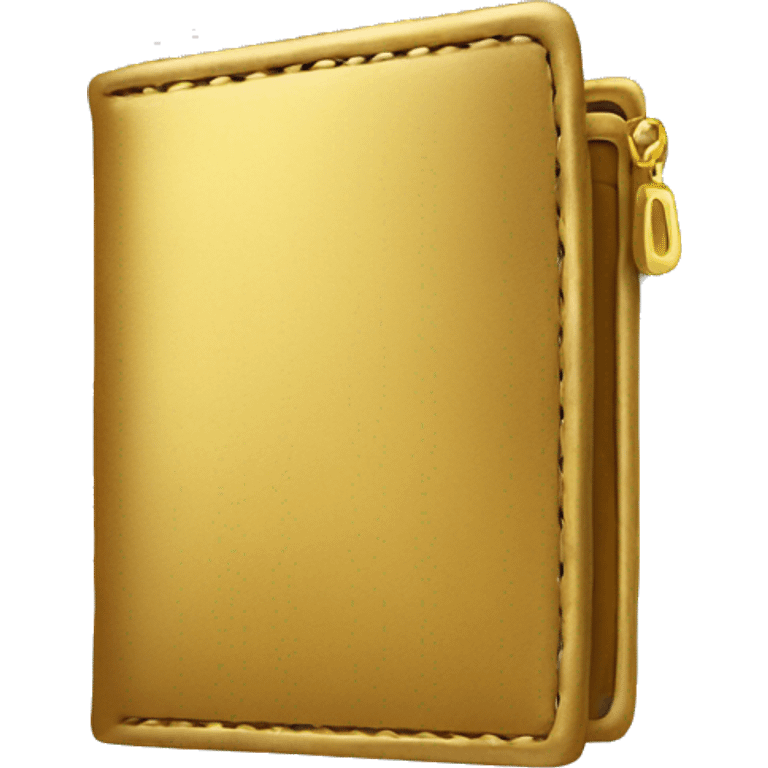 Golden wallet emoji