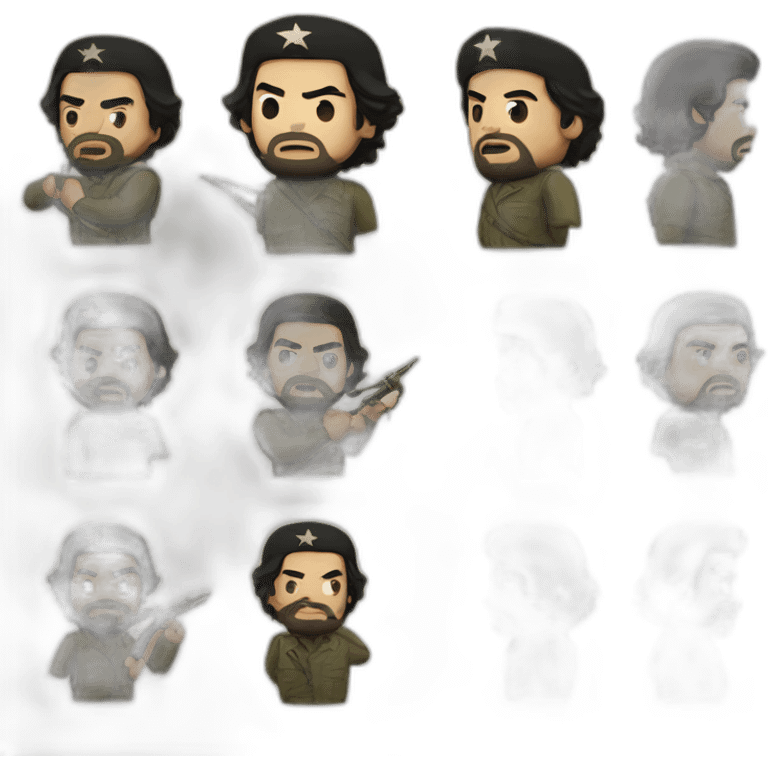 che guevara fighting spanish fascists emoji