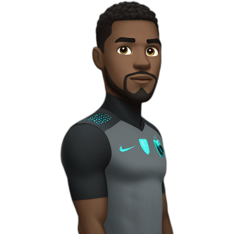 Black panther ronaldo emoji