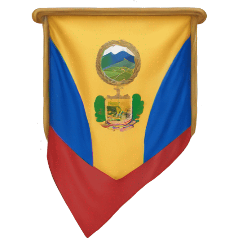 Bandera venezolana con con las siglas E.O ✓ emoji