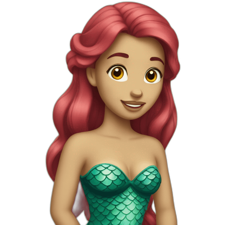 Little mermaid emoji