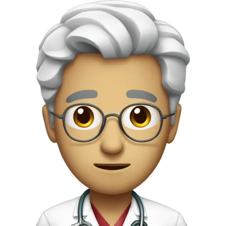 Sad doctor emoji