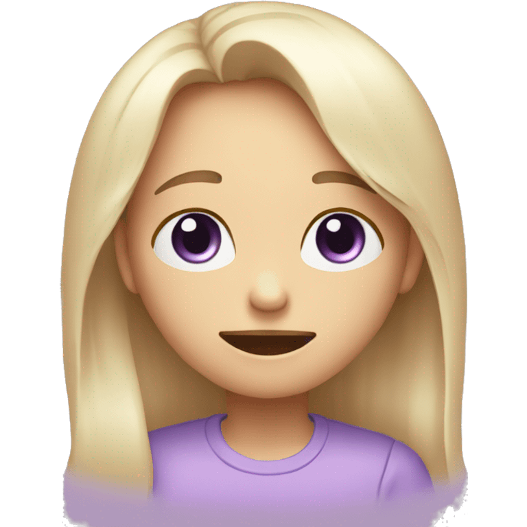 I cry happy faces similar to the one on WhatsApp I want it to contain lilac colors emoji