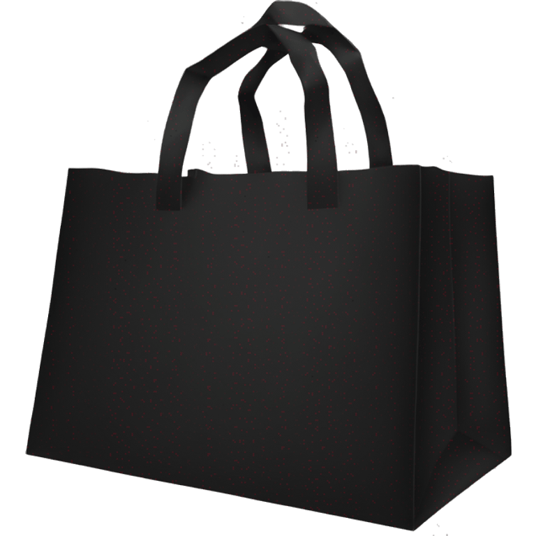 One Black shopping bag  emoji