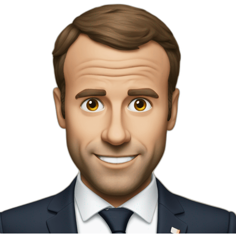 Macron twerk emoji