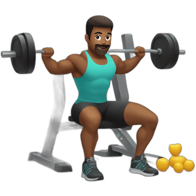 Gym workout emoji