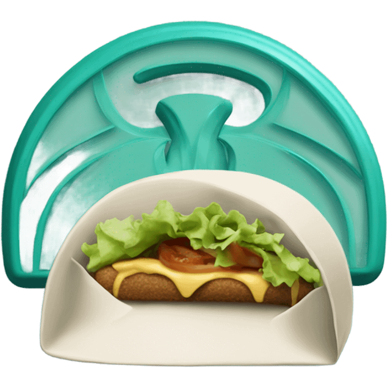 teal preppy Taco Bell  emoji