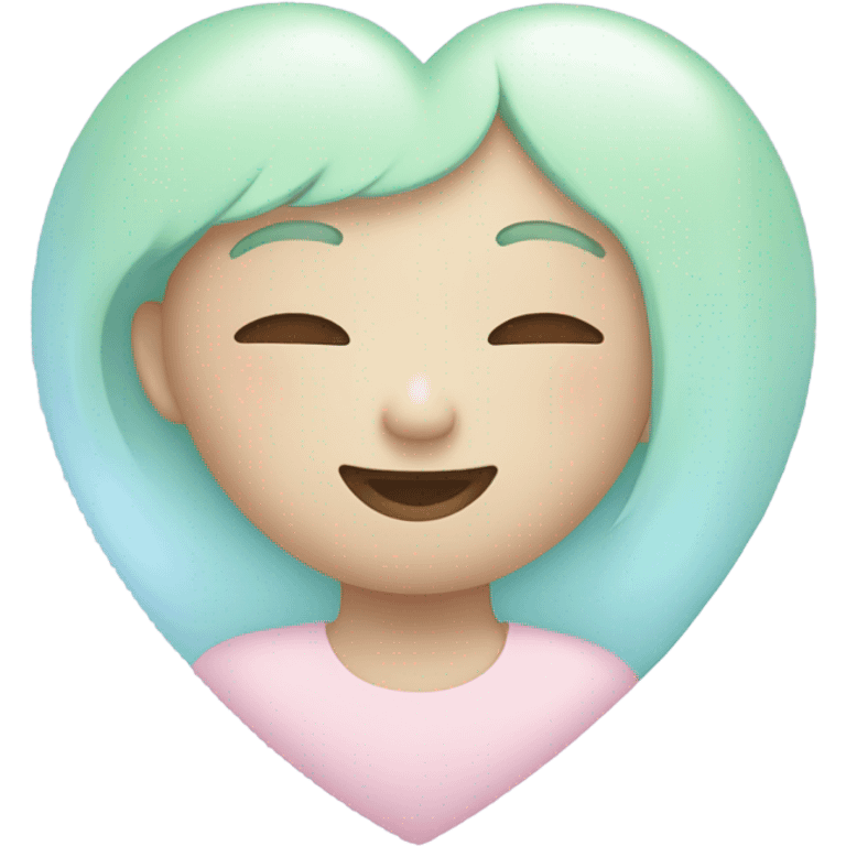 Pastel heart emoji