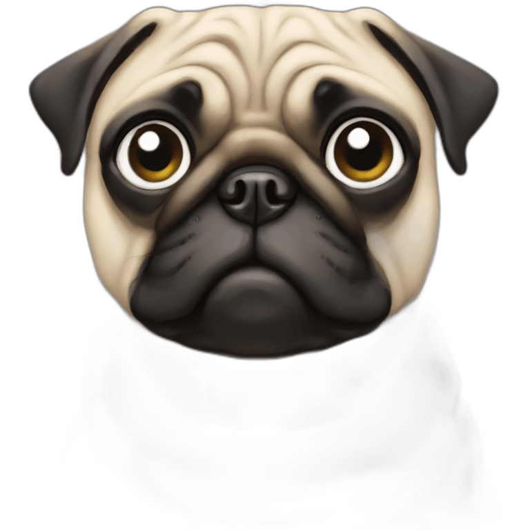 one eyed pug emoji