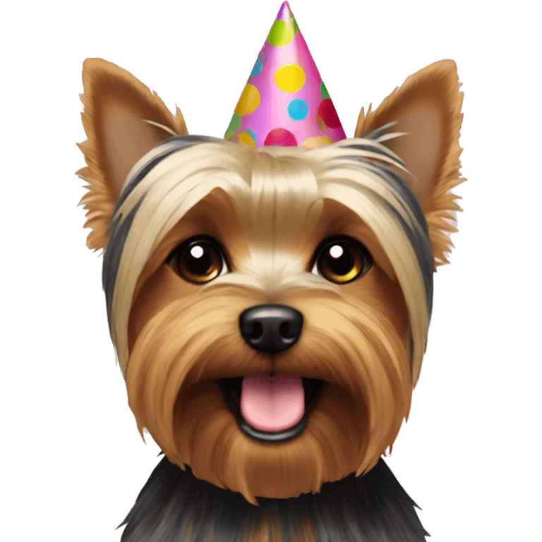 Party yorkie  emoji