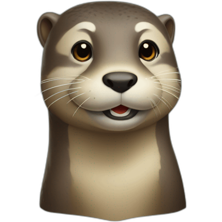 loutre sur cheval emoji