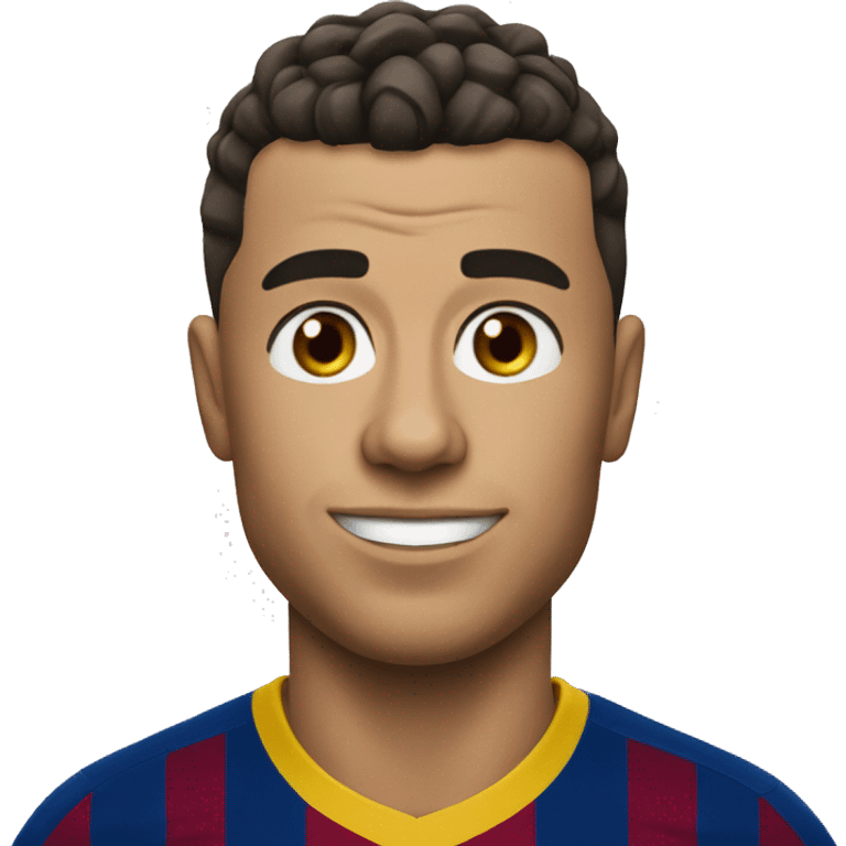 ronaldo in barca shirt emoji