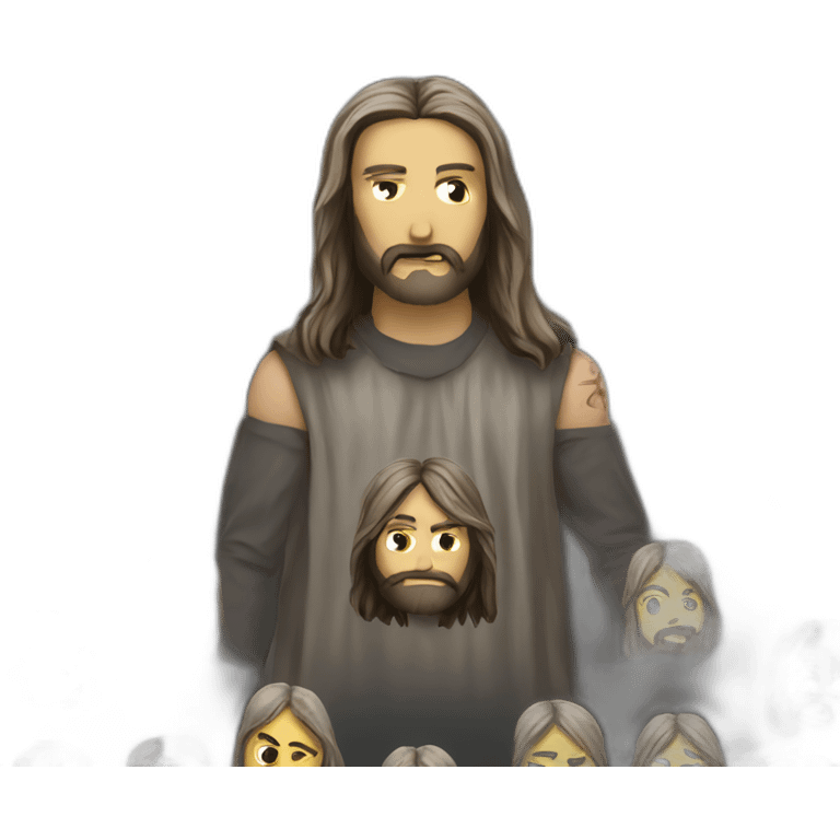 metalhead jesus emoji