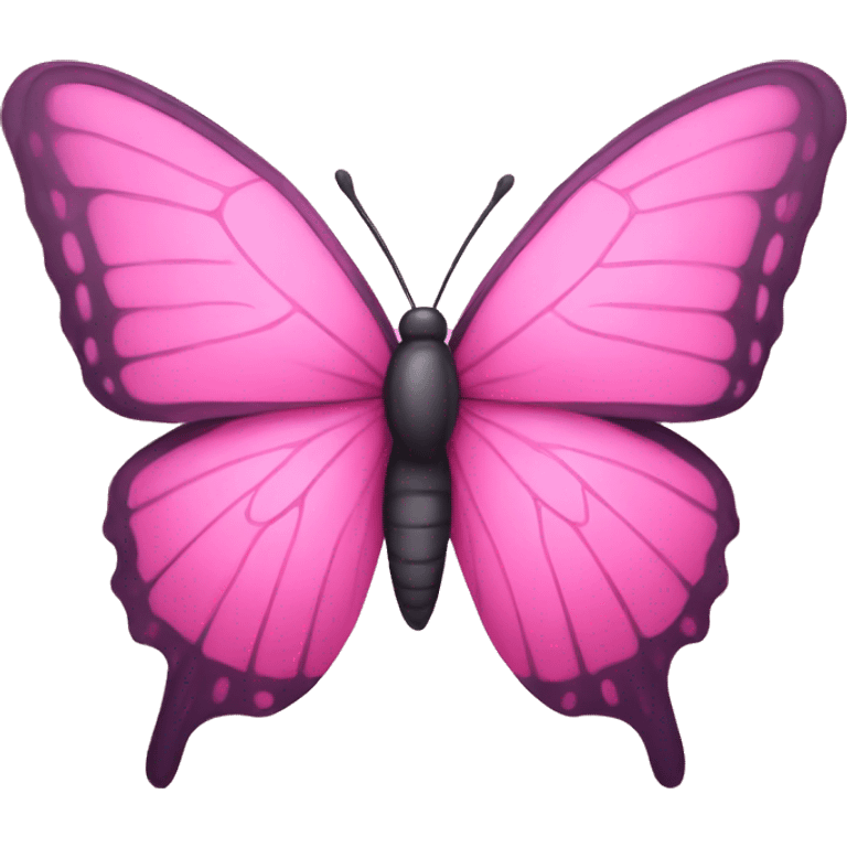 Pink butterfly  emoji