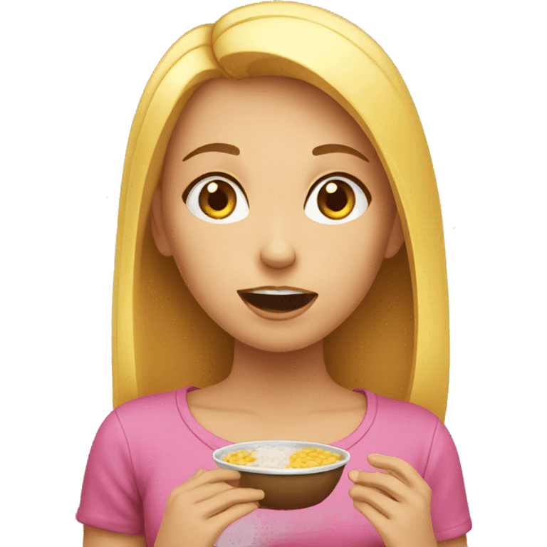 Girl hungry emoji