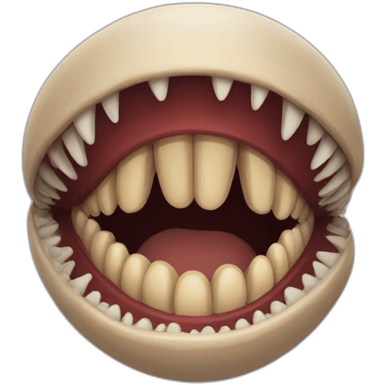 Dune Sandworm mouth emoji