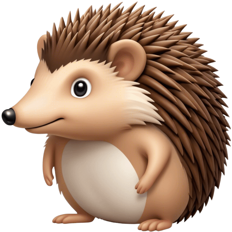 Real hedgehog animal emoji