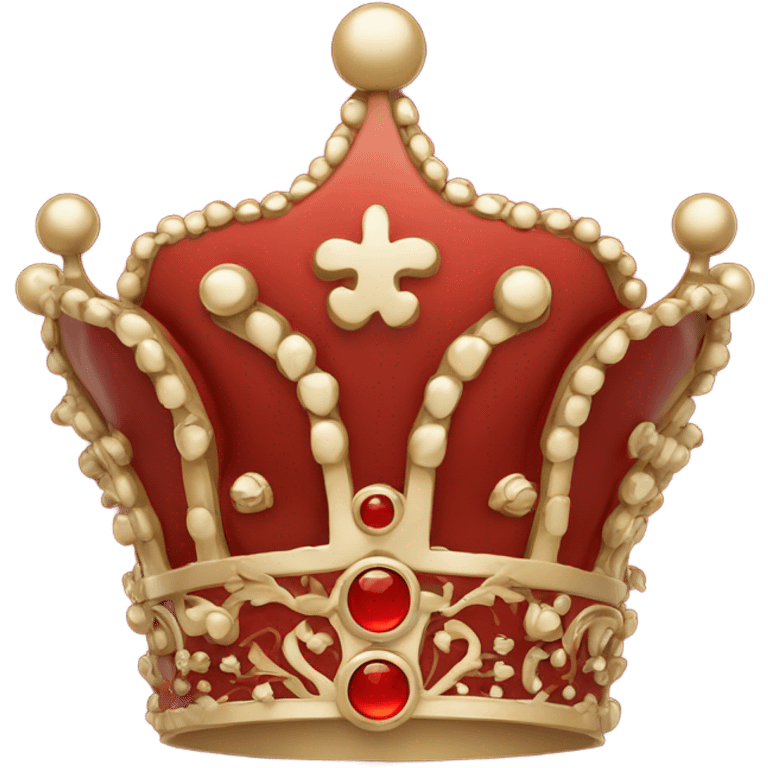 Red women crown emoji