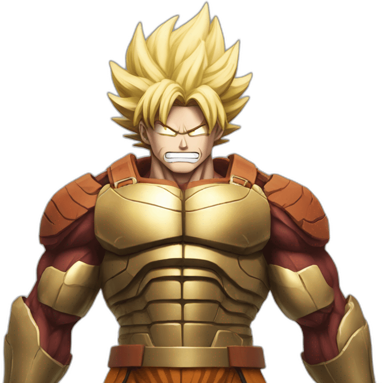 Goku armored titan emoji