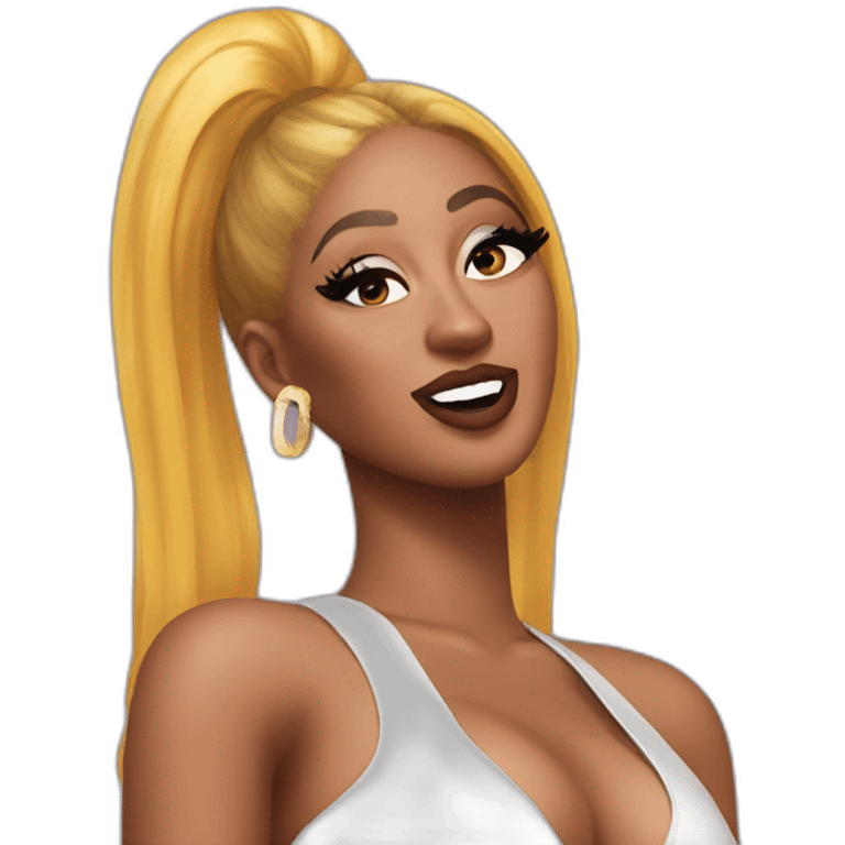 Cardi b vs Megan thee stallion emoji